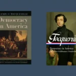 Book covers: Democracy in America, Democracy in America.